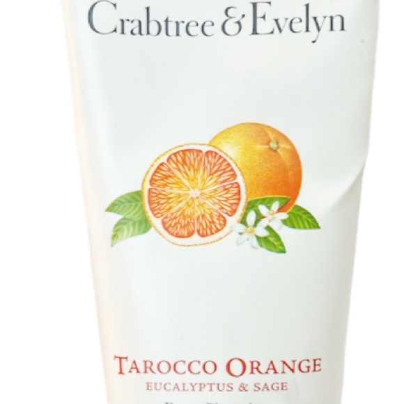 NEW HTF Crabtree & Evelyn TAROCCO ORANGE Deep Cleansing Body Scrub - Picture 2 of 6